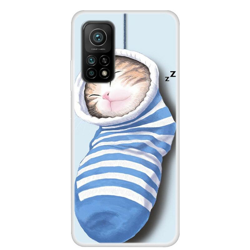 Coque Xiaomi Mi 10T / 10T Pro Chaton Endormi