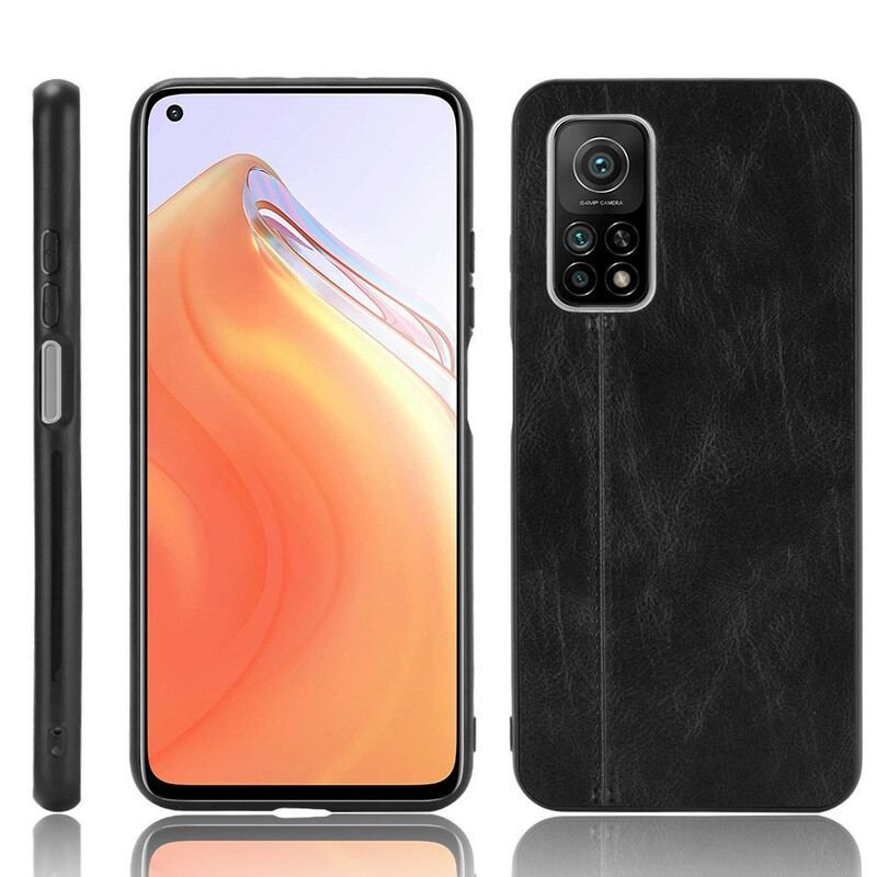 Coque Xiaomi Mi 10T / 10T Pro Effet Cuir Couture