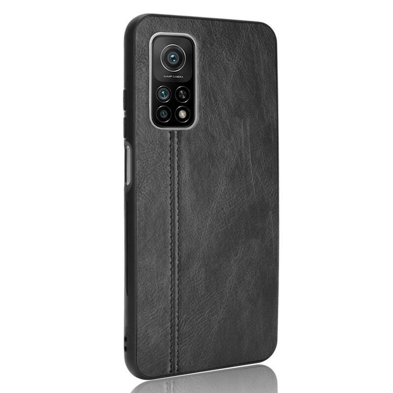 Coque Xiaomi Mi 10T / 10T Pro Effet Cuir Couture