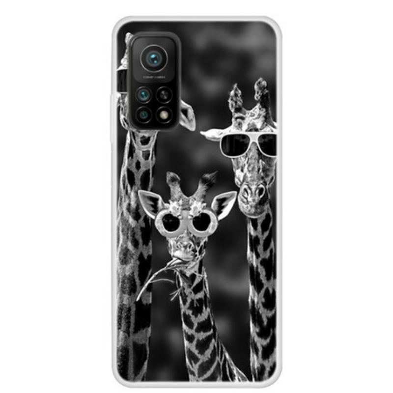 Coque Xiaomi Mi 10T / 10T Pro Girafes à Lunettes