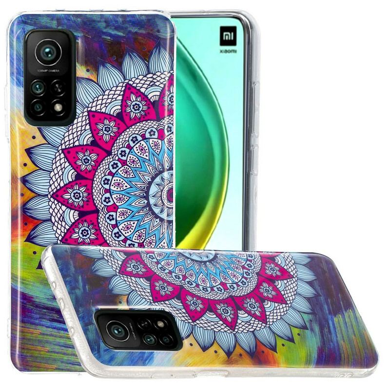 Coque Xiaomi Mi 10T / 10T Pro Mandala Coloré Fluorescente