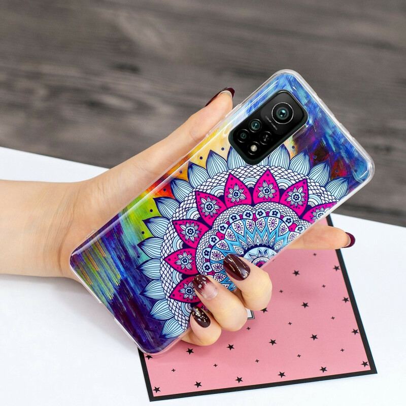 Coque Xiaomi Mi 10T / 10T Pro Mandala Coloré Fluorescente