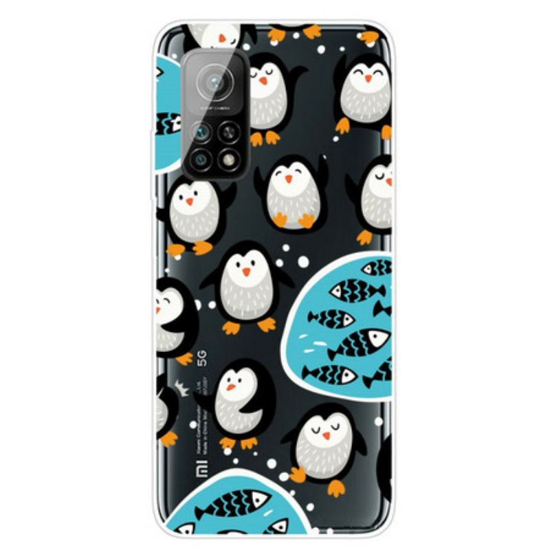 Coque Xiaomi Mi 10T / 10T Pro Pingouins et Poissons