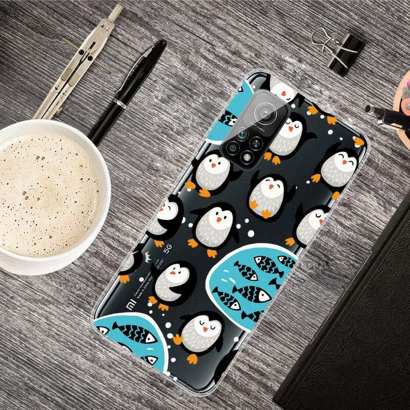 Coque Xiaomi Mi 10T / 10T Pro Pingouins et Poissons