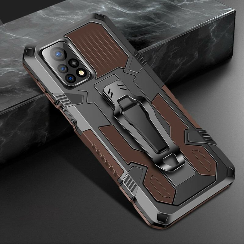 Coque Xiaomi Mi 10T / 10T Pro Robot avec Pince Ceinture