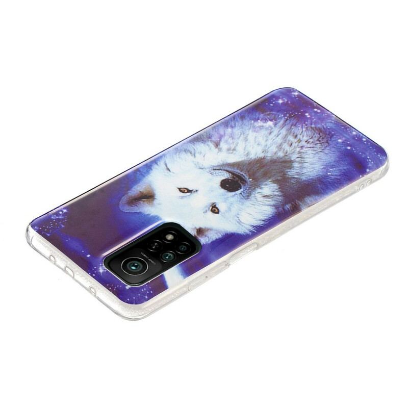 Coque Xiaomi Mi 10T / 10T Pro Série Loup Fluorescente