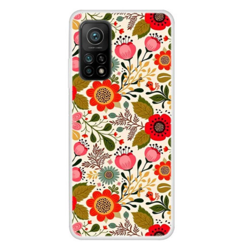 Coque Xiaomi Mi 10T / 10T Pro Tapisserie Fleurie