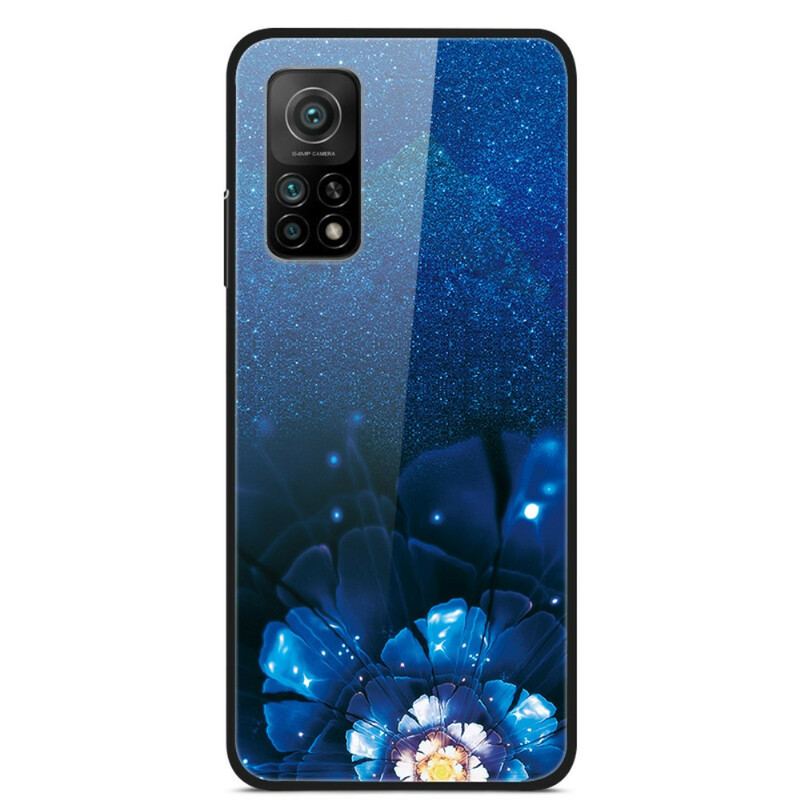 Coque Xiaomi Mi 10T / 10T Pro Verre trempé Fleurs Fantaisie