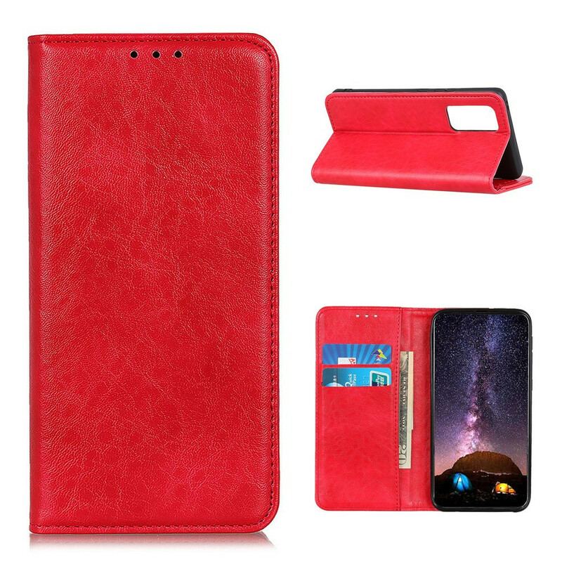 Flip Cover Xiaomi Mi 10T / 10T Pro Cuir Fendu Texturé