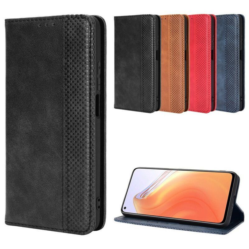 Flip Cover Xiaomi Mi 10T / 10T Pro Effet Cuir Vintage Stylisé