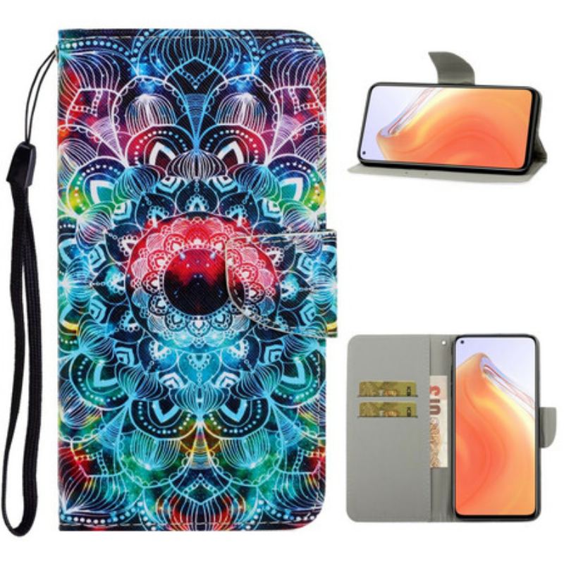 Housse Xiaomi Mi 10T / 10T Pro Flashy Mandala à Lanière