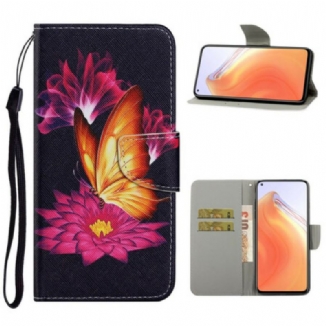 Housse Xiaomi Mi 10T / 10T Pro Papillon et Lotus