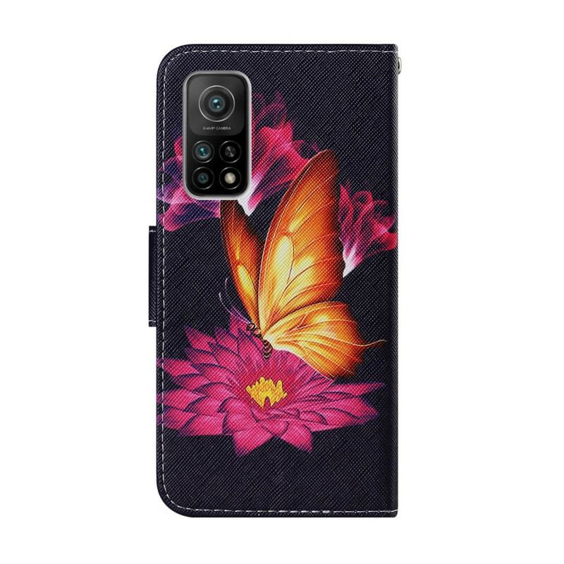 Housse Xiaomi Mi 10T / 10T Pro Papillon et Lotus