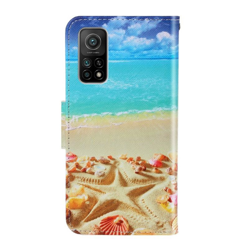 Housse Xiaomi Mi 10T / 10T Pro Plage à Lanière