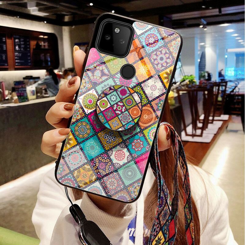 Coque Google Pixel 5A 5G Support Magnétique Patchwork