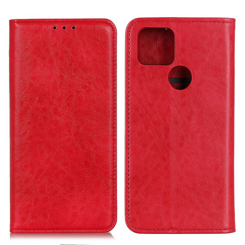 Flip Cover Google Pixel 5A 5G Texture Cuir Fendu