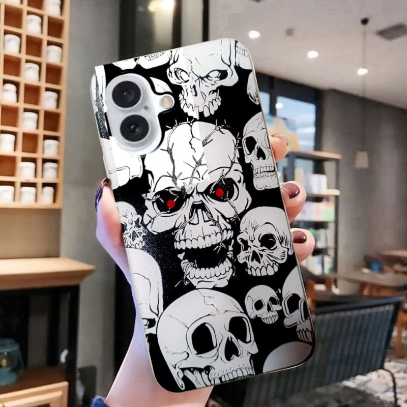 Coque iPhone 16 Plus Crânes