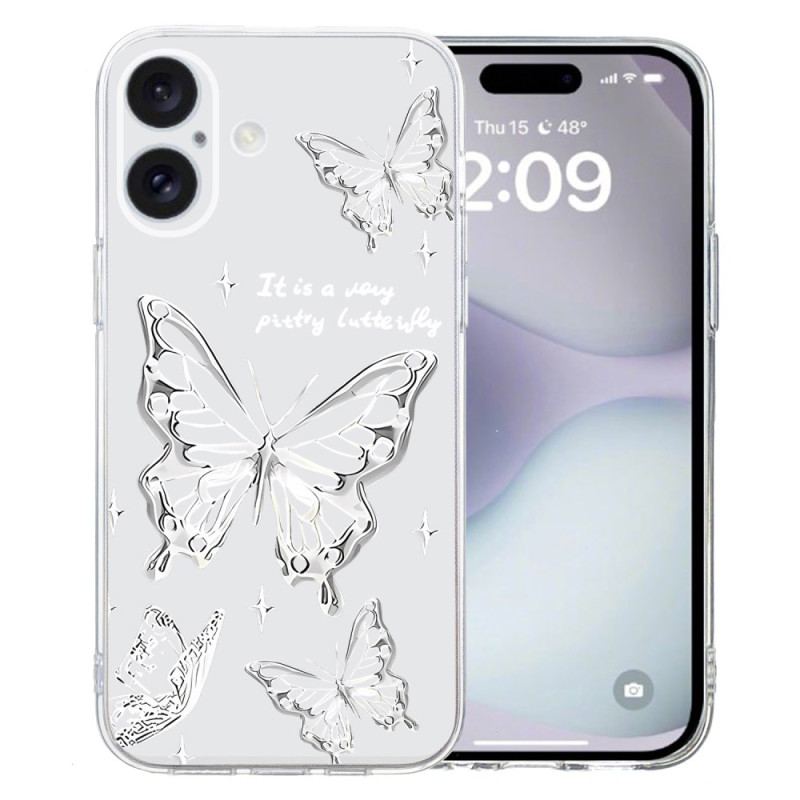 Coque iPhone 16 Plus Papillons