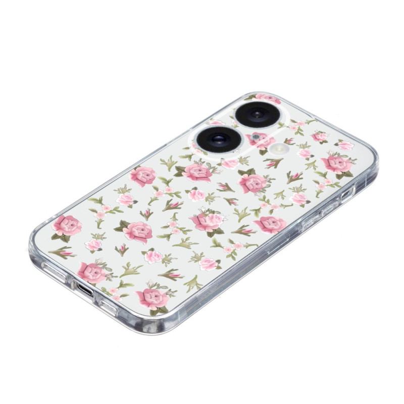 Coque iPhone 16 Plus Petites Fleurs Roses