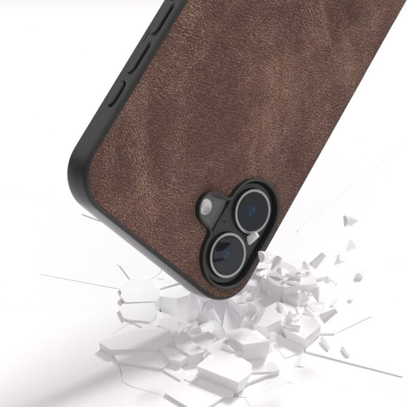 Coque iPhone 16 Plus Style Cuir