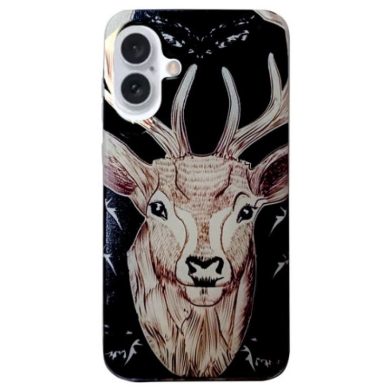 Coque iPhone 16 Plus Tête de Cerf