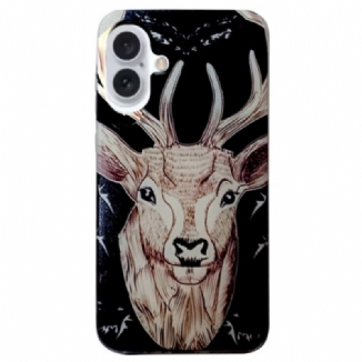 Coque iPhone 16 Plus Tête de Cerf