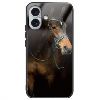 Coque iPhone 16 Plus Verre Trempé Superbe Cheval