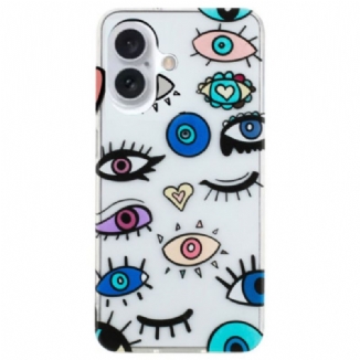 Coque iPhone 16 Plus Yeux