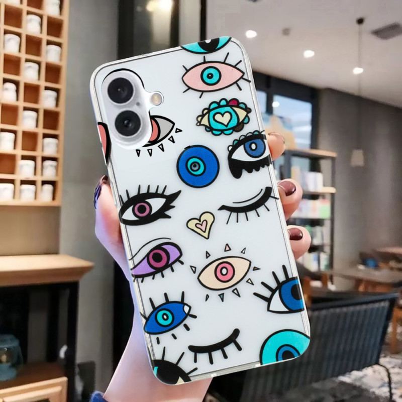 Coque iPhone 16 Plus Yeux