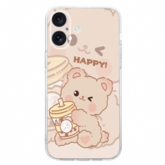 Coque iPhone 16 PlusHappy Bear