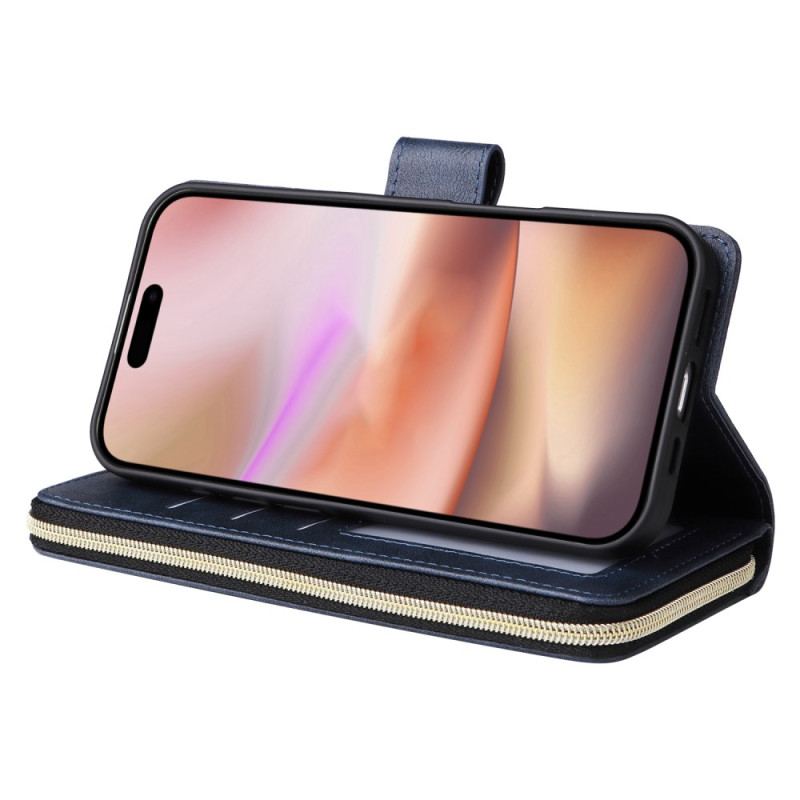 Housse iPhone 16 Plus 9 Porte-Cartes et Porte-Monnaie