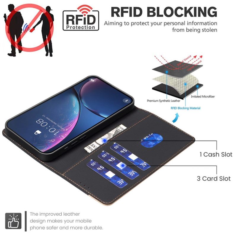 Housse iPhone 16 Plus Bicolore technologie de Blocage RFID BINFEN COLOR