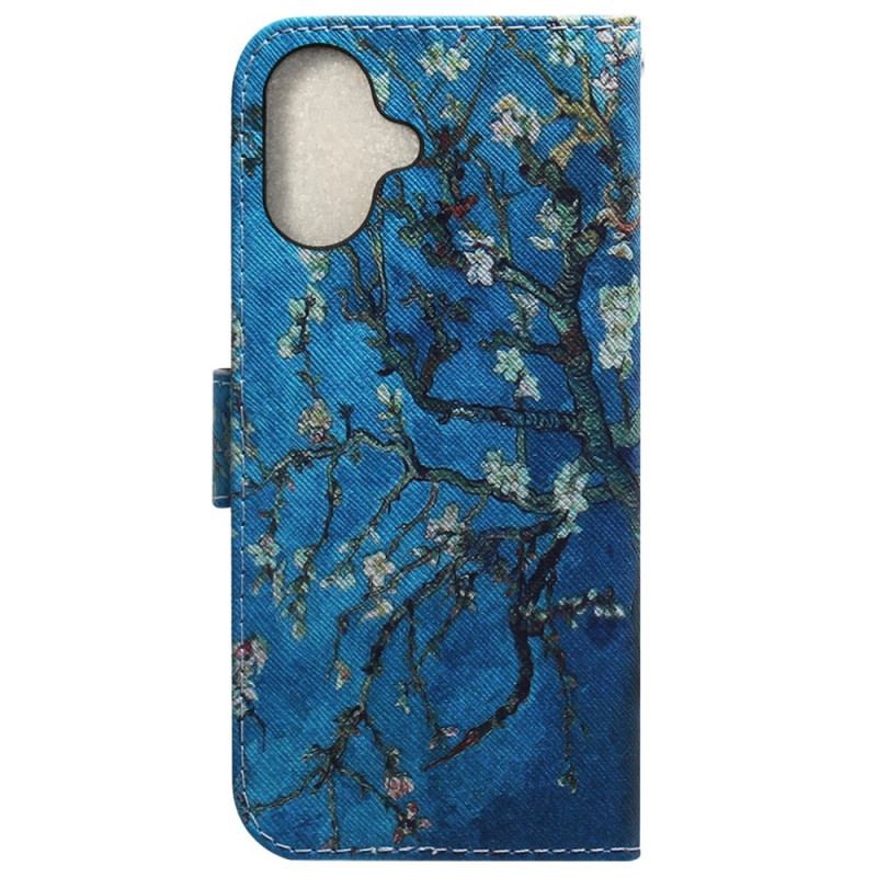 Housse iPhone 16 Plus Fleurs d'Abricot