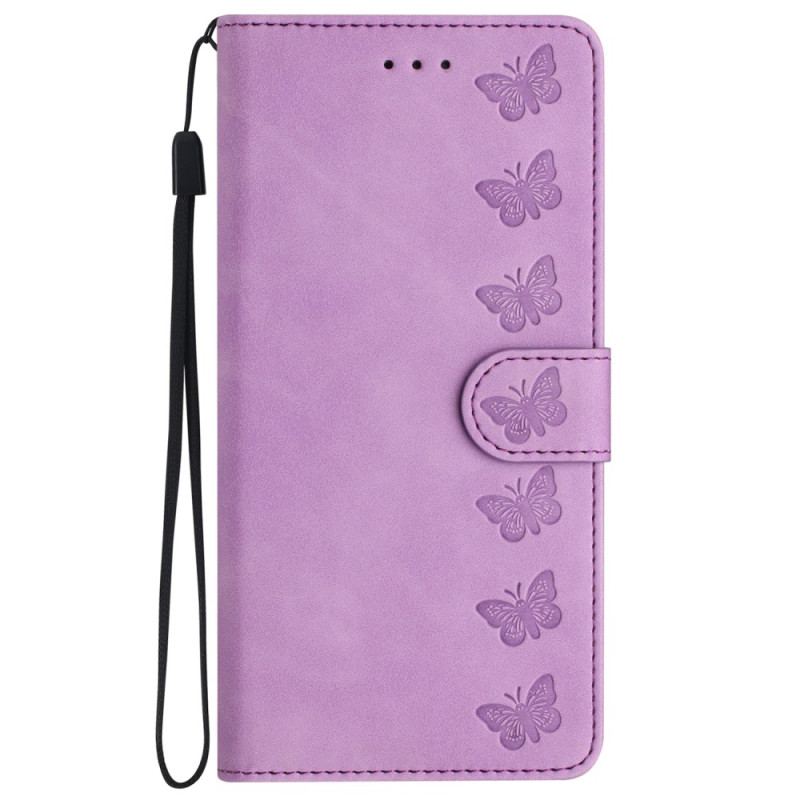 Housse iPhone 16 Plus Frise Papillons