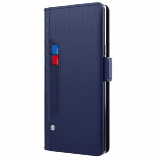 Housse iPhone 16 Plus Miroir et Porte-Cartes Amovible