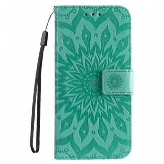 Housse iPhone 16 Plus Motif Mandala avec Lanière