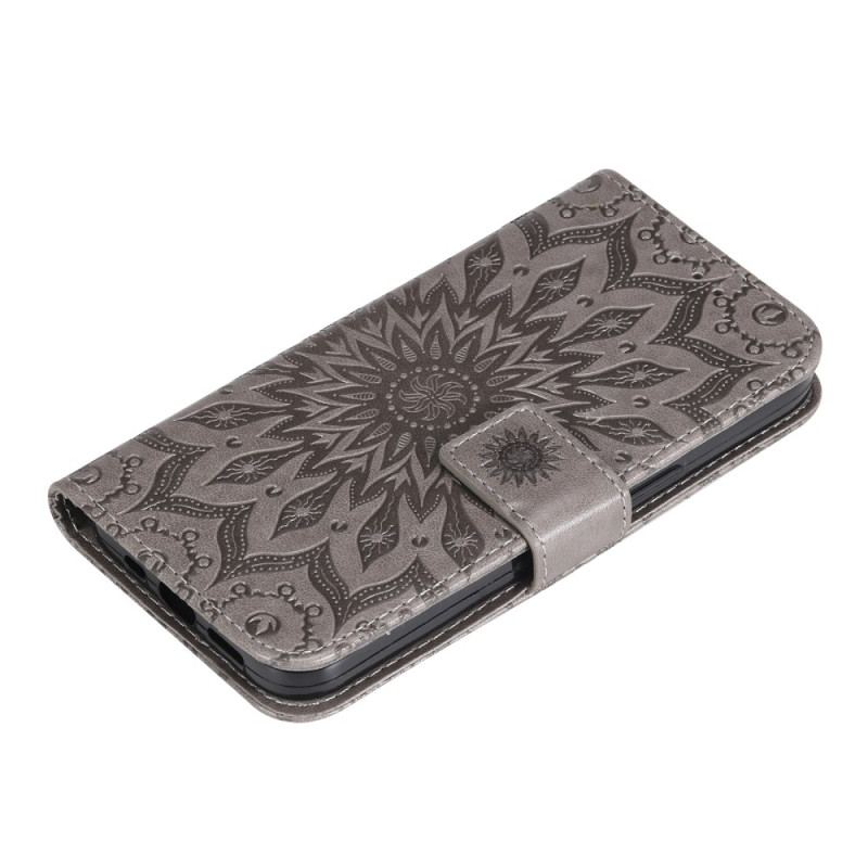 Housse iPhone 16 Plus Motif Mandala avec Lanière