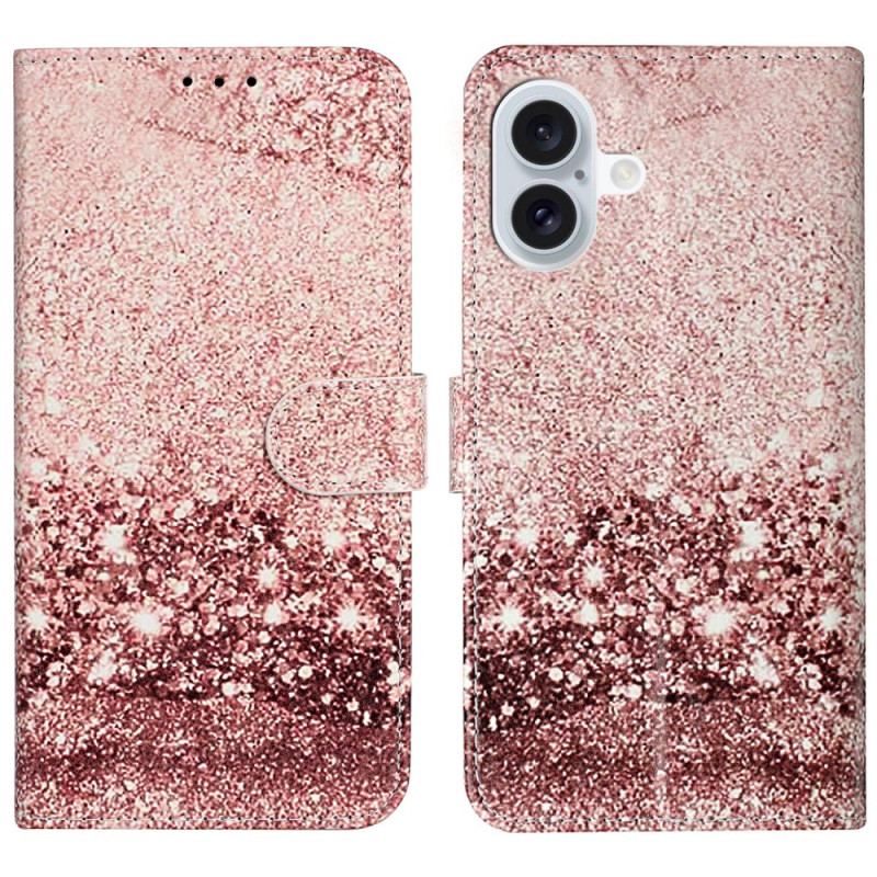 Housse iPhone 16 Plus Motif Marbre Rose