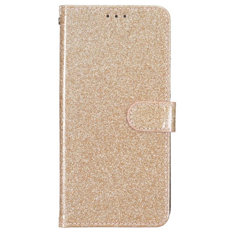 Housse iPhone 16 Plus Paillettes à Lanière