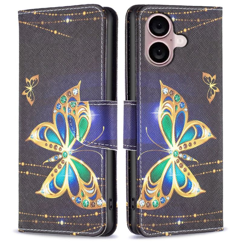 Housse iPhone 16 Plus Papillons Bijoux