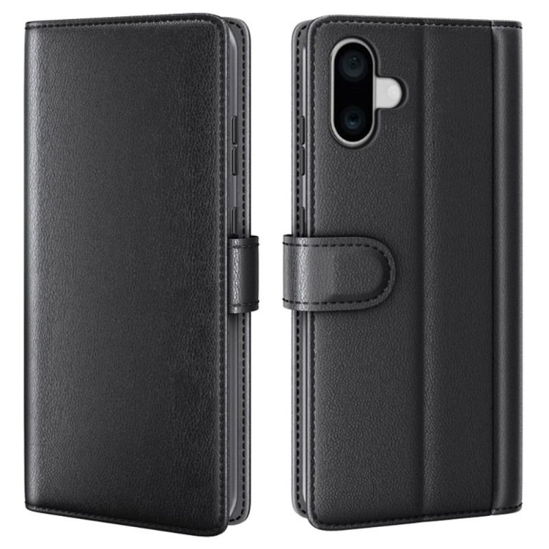 Housse iPhone 16 Plus Véritable Cuir