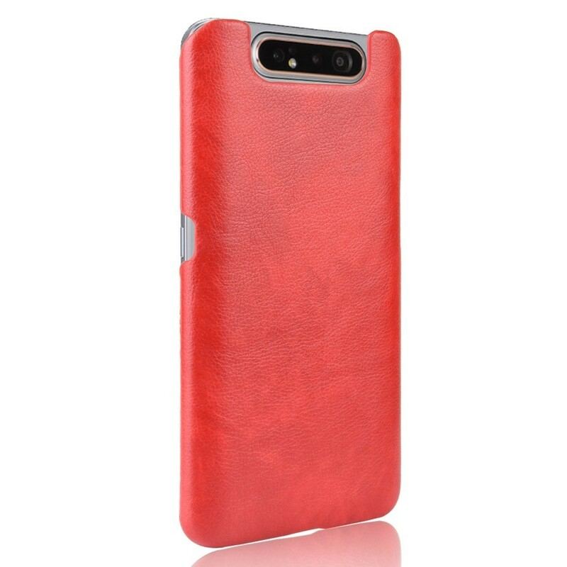 Coque Samsung Galaxy A90 / A80 Effet Cuir Litchi