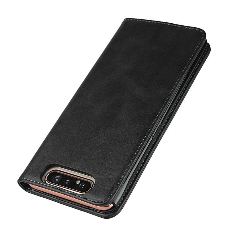 Flip Cover Samsung Galaxy A90 / A80 Simili Cuir Coutures