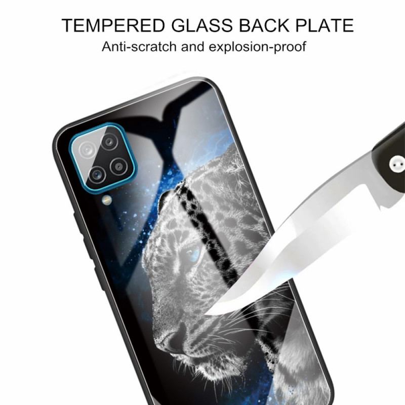 Coque Samsung Galaxy M32 Verre Trempé Face de Félin