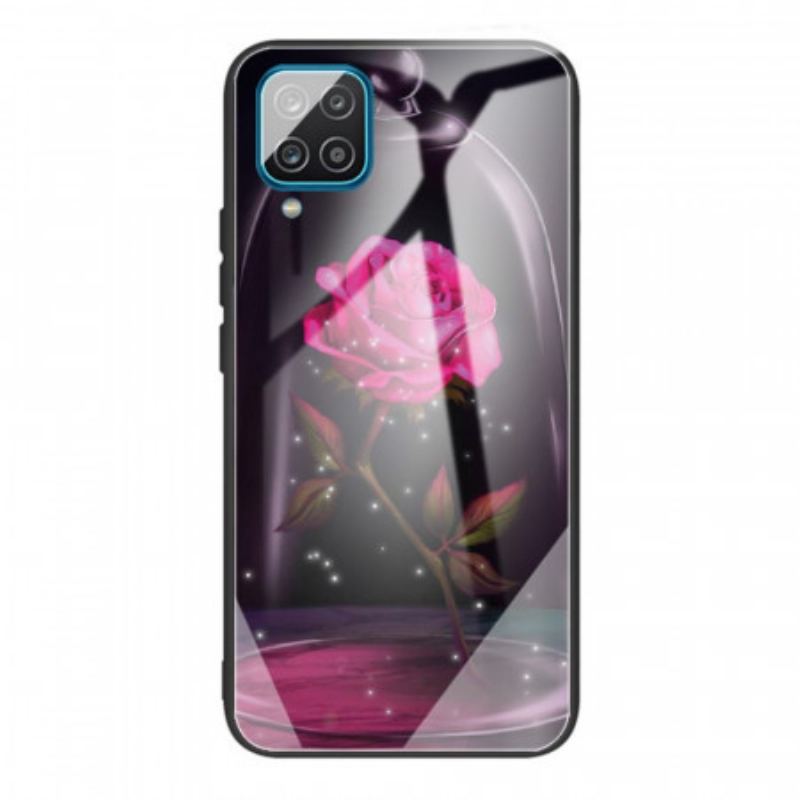 Coque Samsung Galaxy M32 Verre Trempé Rose Magique