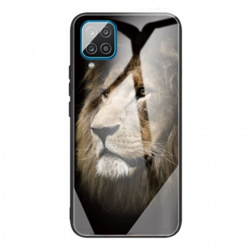 Coque Samsung Galaxy M32 Verre Trempé Tête de Lion