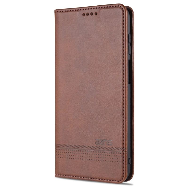 Flip Cover Samsung Galaxy M32 Style Cuir AZNS