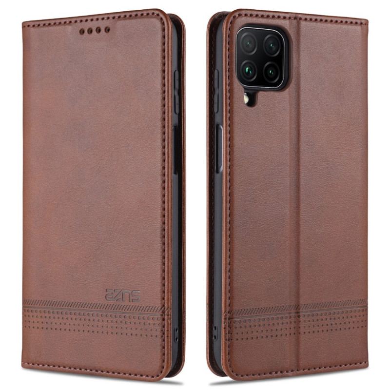 Flip Cover Samsung Galaxy M32 Style Cuir AZNS