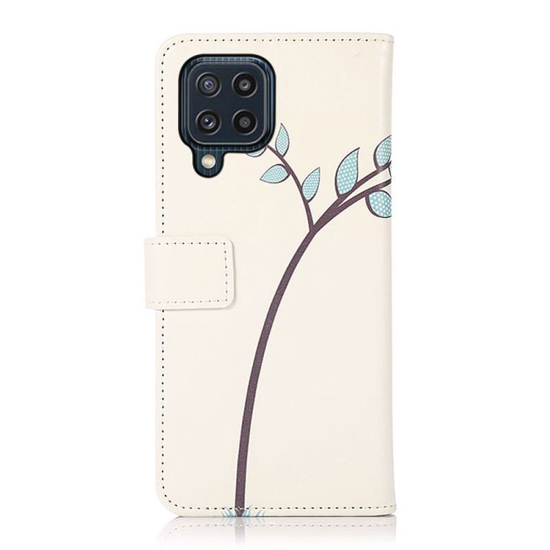 Housse Samsung Galaxy M32 Couple De Hiboux Sur l'Arbre