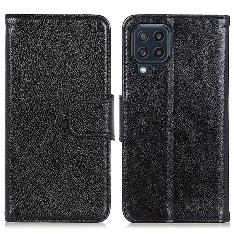 Housse Samsung Galaxy M32 Cuir Nappa Fendu